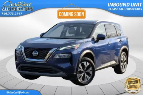 Blue 2021 Nissan Rogue SV AWD for sale in Grand Island, NY