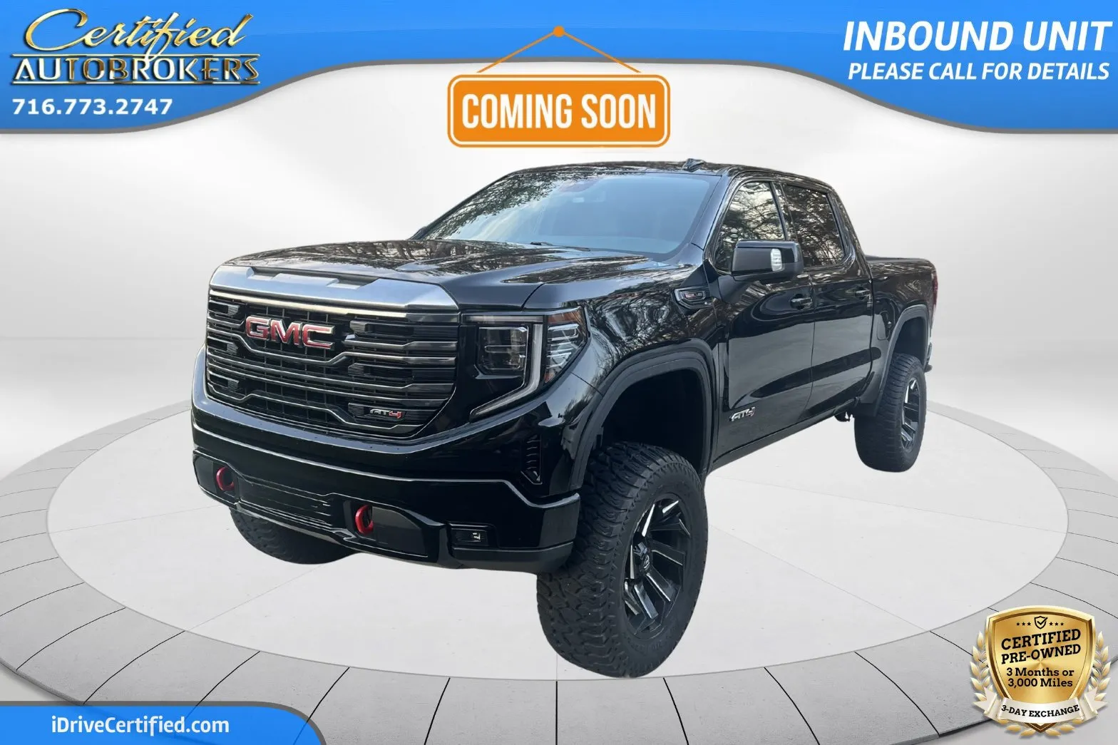 Black 2022 GMC Sierra 1500 AT4 4x4 for sale in Grand Island, NY