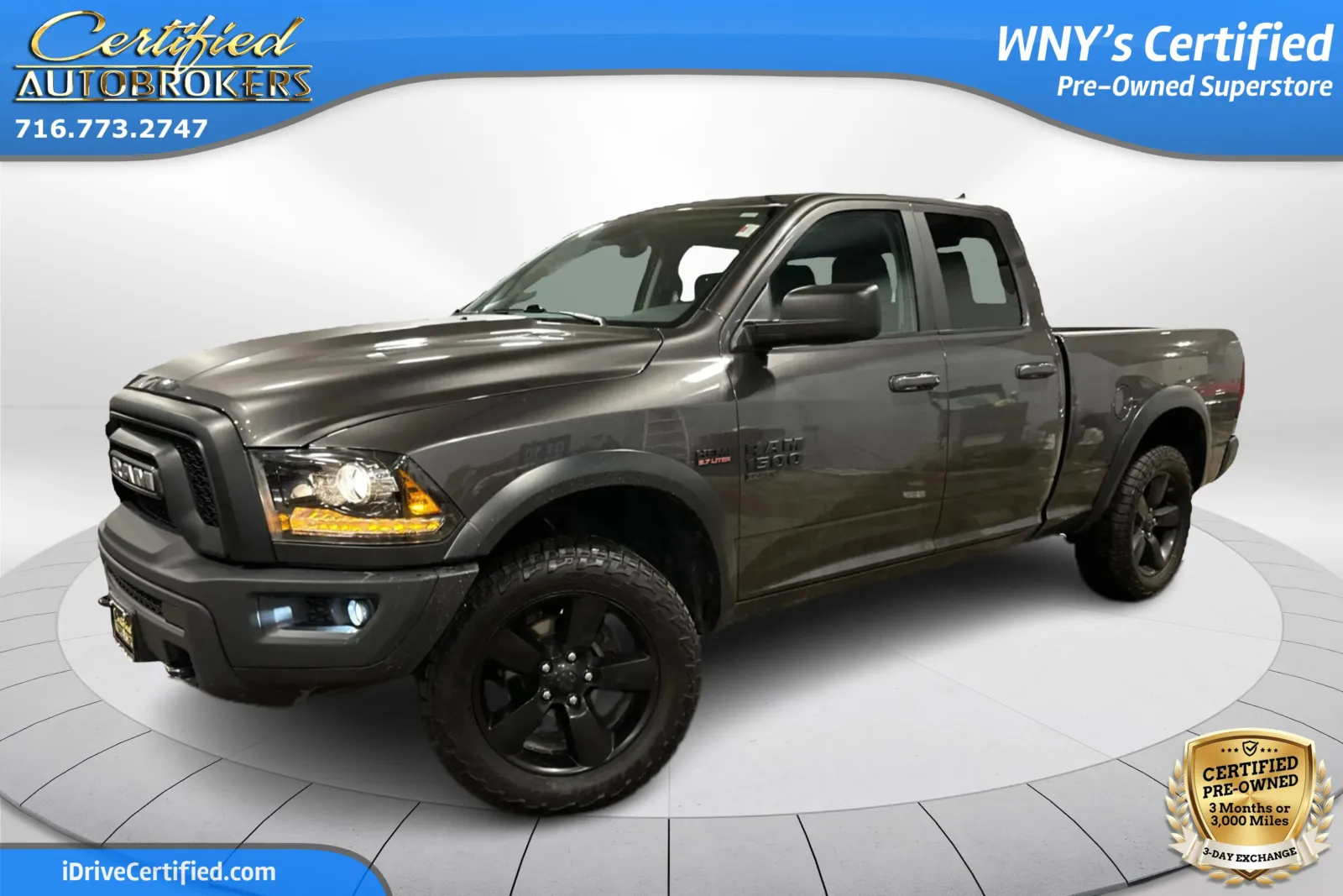 Gray 2019 Ram 1500 Classic Warlock 4x4 for sale in Grand Island, NY
