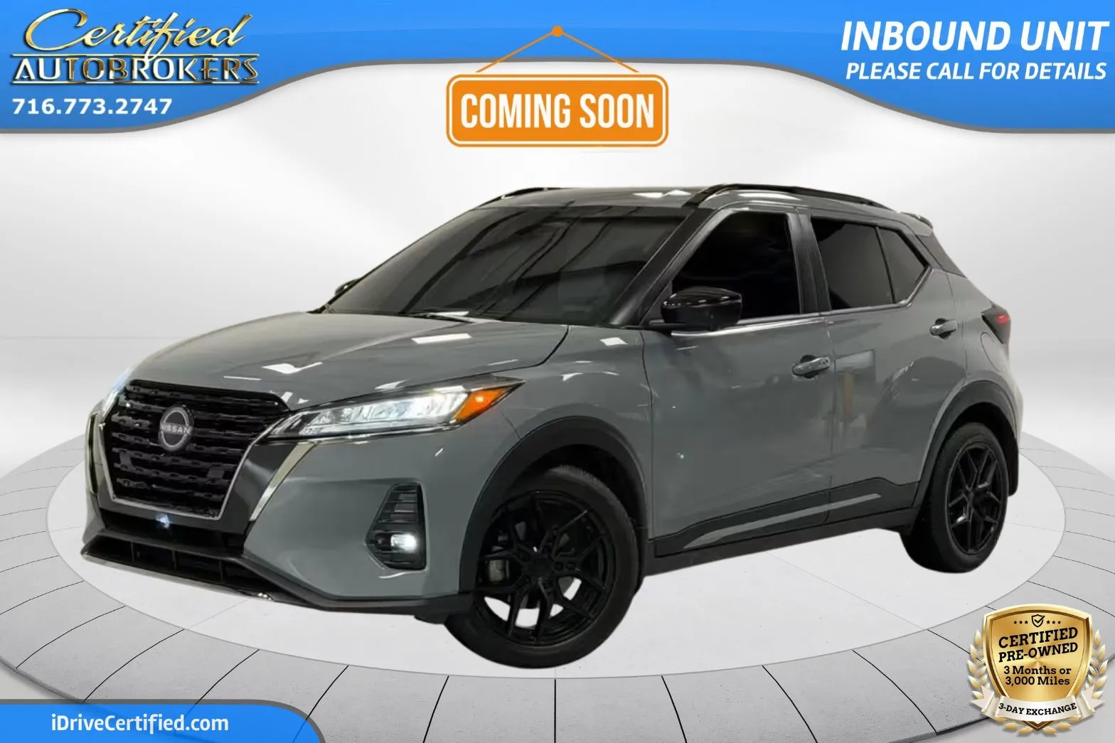 Gray 2024 Nissan Kicks SR for sale in Grand Island, NY