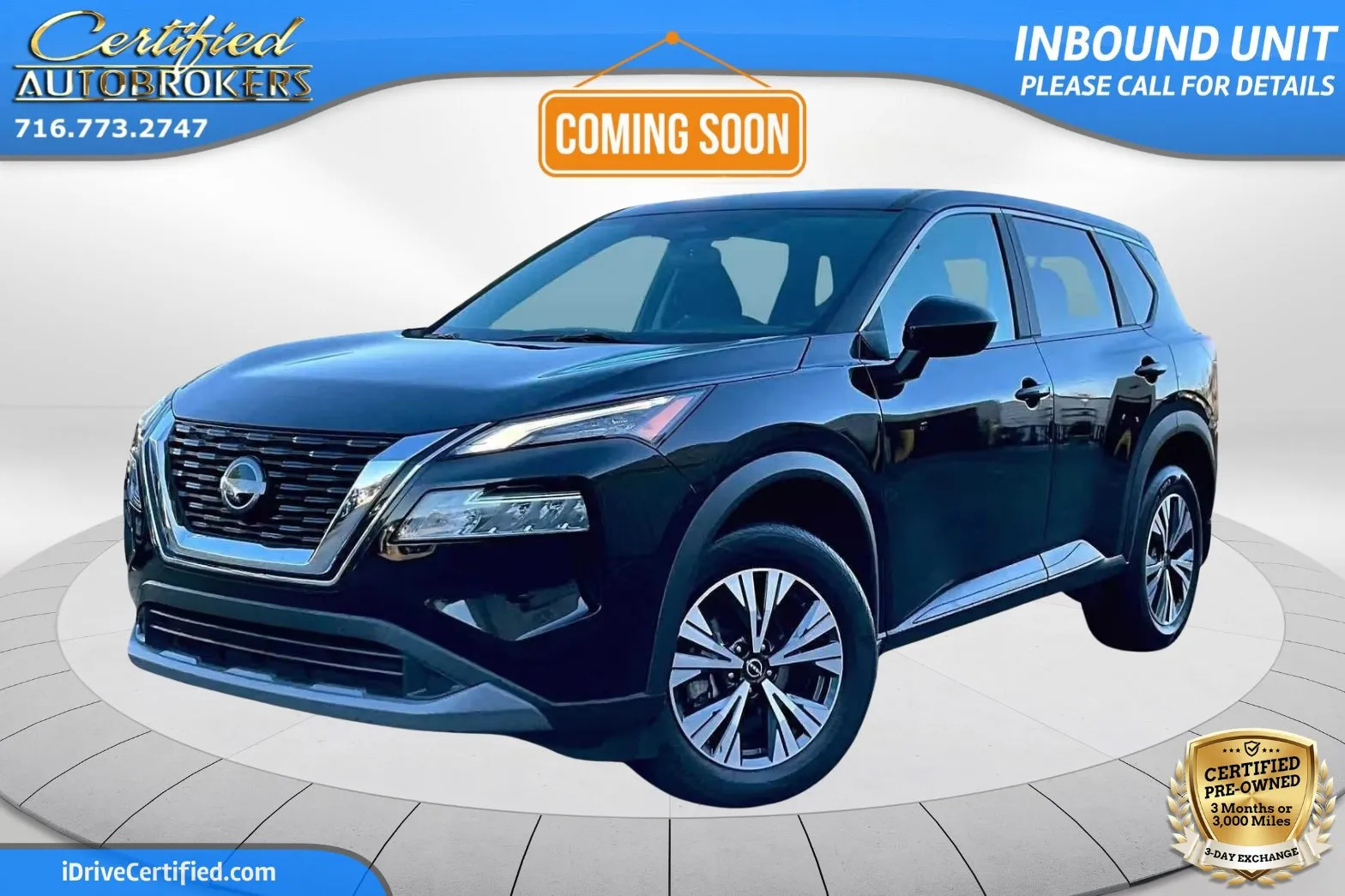 Black 2023 Nissan Rogue SV AWD for sale in Grand Island, NY