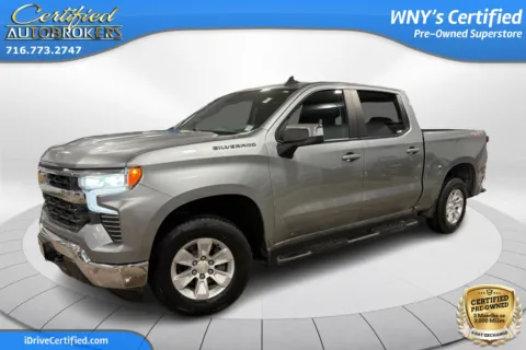 Gray 2023 Chevrolet Silverado 1500 LT 4x4 for sale in Grand Island, NY