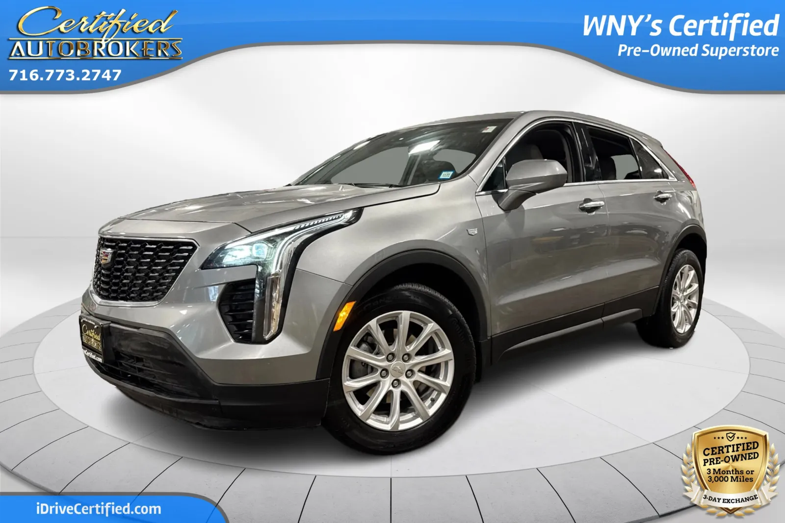 Silver 2023 Cadillac XT4 Luxury AWD for sale in Grand Island, NY