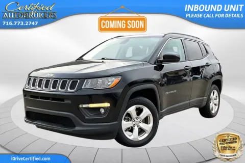 Black 2019 Jeep Compass Latitude 4x4 for sale in Grand Island, NY