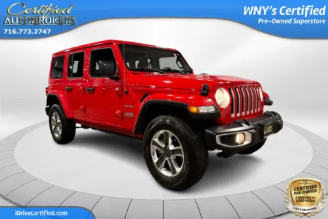 Another view of 2023 Jeep Wrangler Sahara 4x4 for sale in Grand Island, NY at Certified AutoBrokers