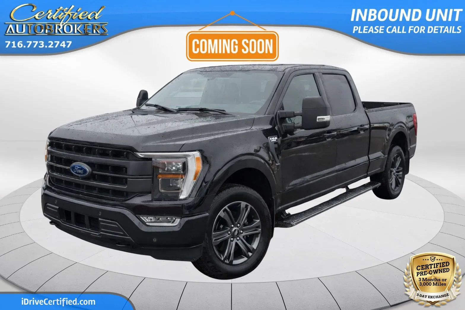 Black 2023 Ford F-150 LARIAT 4x4 for sale in Grand Island, NY