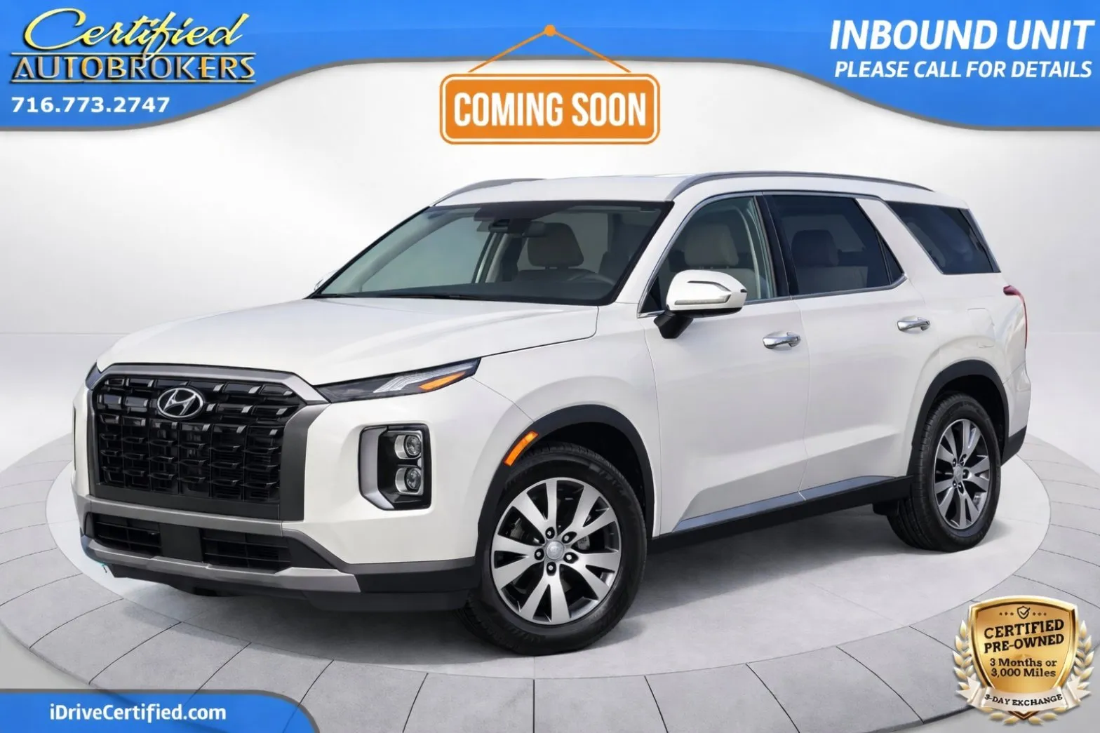 White 2023 Hyundai Palisade SEL AWD for sale in Grand Island, NY