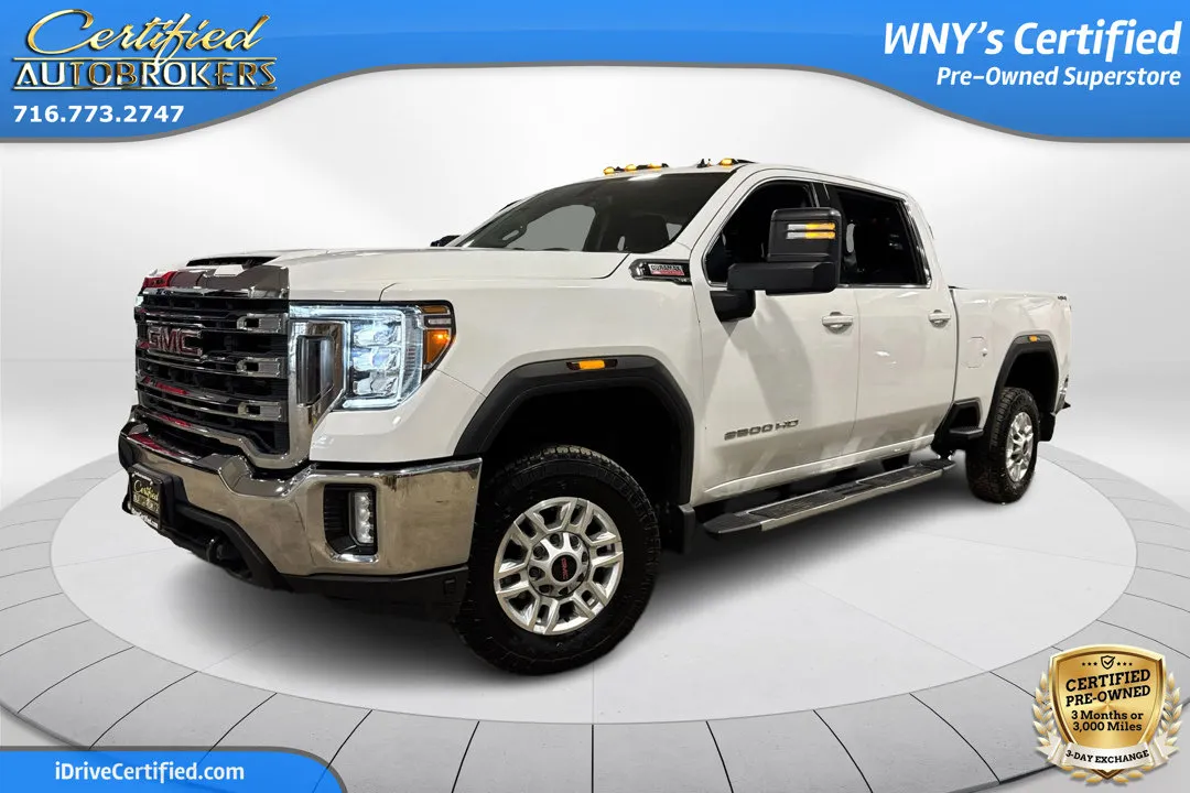 White 2023 GMC Sierra 2500HD SLE 4x4 for sale in Grand Island, NY