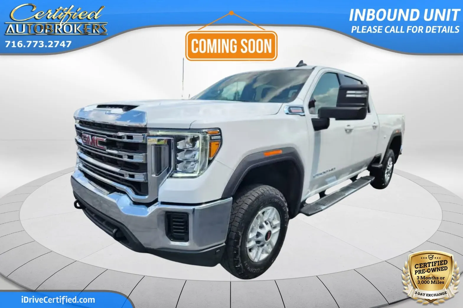 White 2023 GMC Sierra 2500HD SLE 4x4 for sale in Grand Island, NY