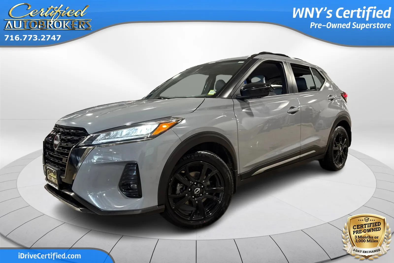 Gray 2024 Nissan Kicks SR for sale in Grand Island, NY