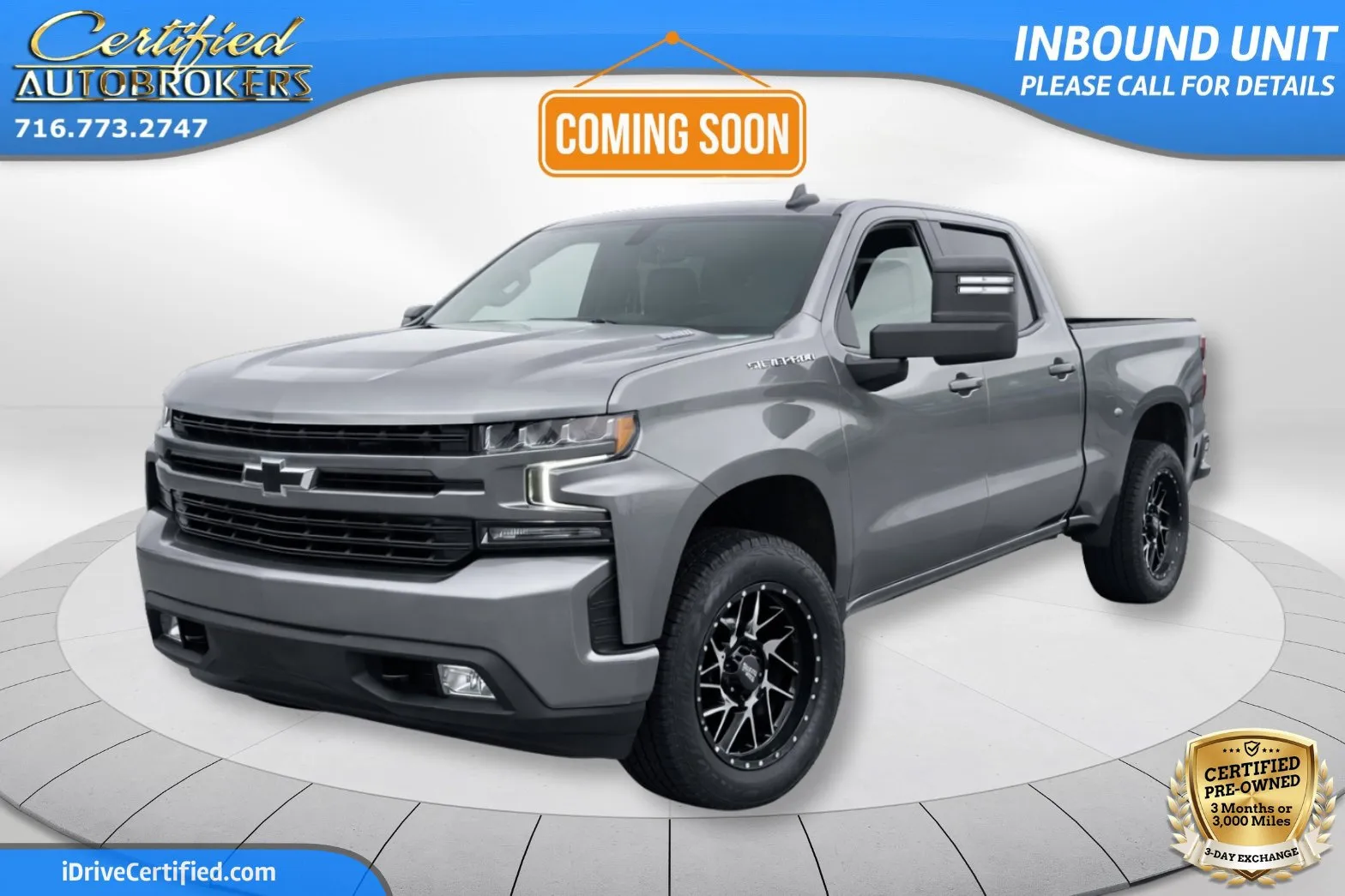 Gray 2022 Chevrolet Silverado 1500 LTD RST 4x4 for sale in Grand Island, NY