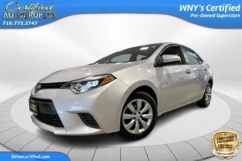 Silver 2015 Toyota Corolla LE for sale in Grand Island, NY