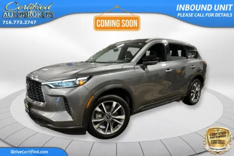 Gray 2024 INFINITI QX60 LUXE AWD for sale in Grand Island, NY