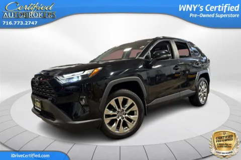 Black 2023 Toyota RAV4 XLE Premium AWD for sale in Grand Island, NY
