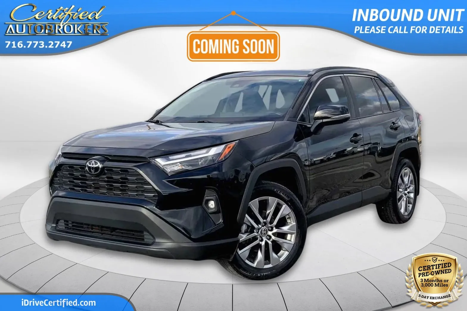 Black 2023 Toyota RAV4 XLE Premium AWD for sale in Grand Island, NY