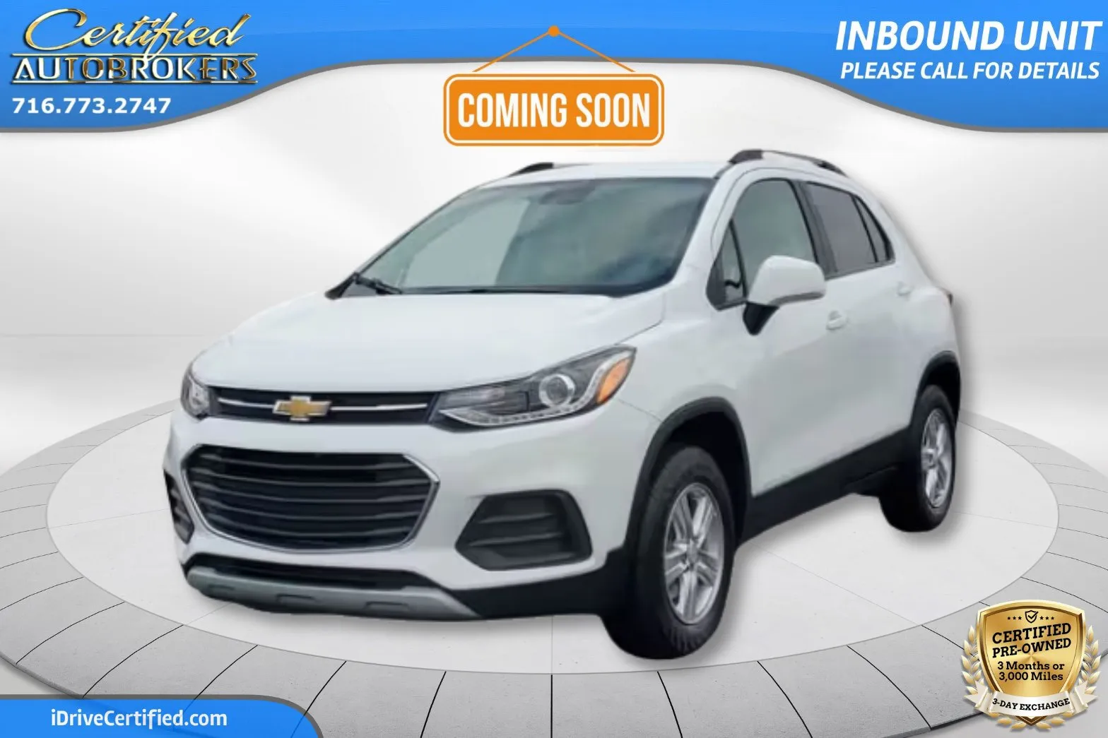 White 2022 Chevrolet Trax LT AWD for sale in Grand Island, NY