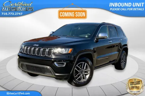 Black 2021 Jeep Grand Cherokee Limited 4x4 for sale in Grand Island, NY