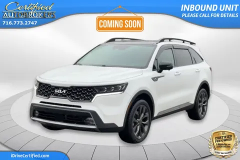 White 2022 Kia Sorento SX Prestige for sale in Grand Island, NY