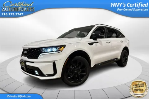 White 2022 Kia Sorento SX Prestige for sale in Grand Island, NY