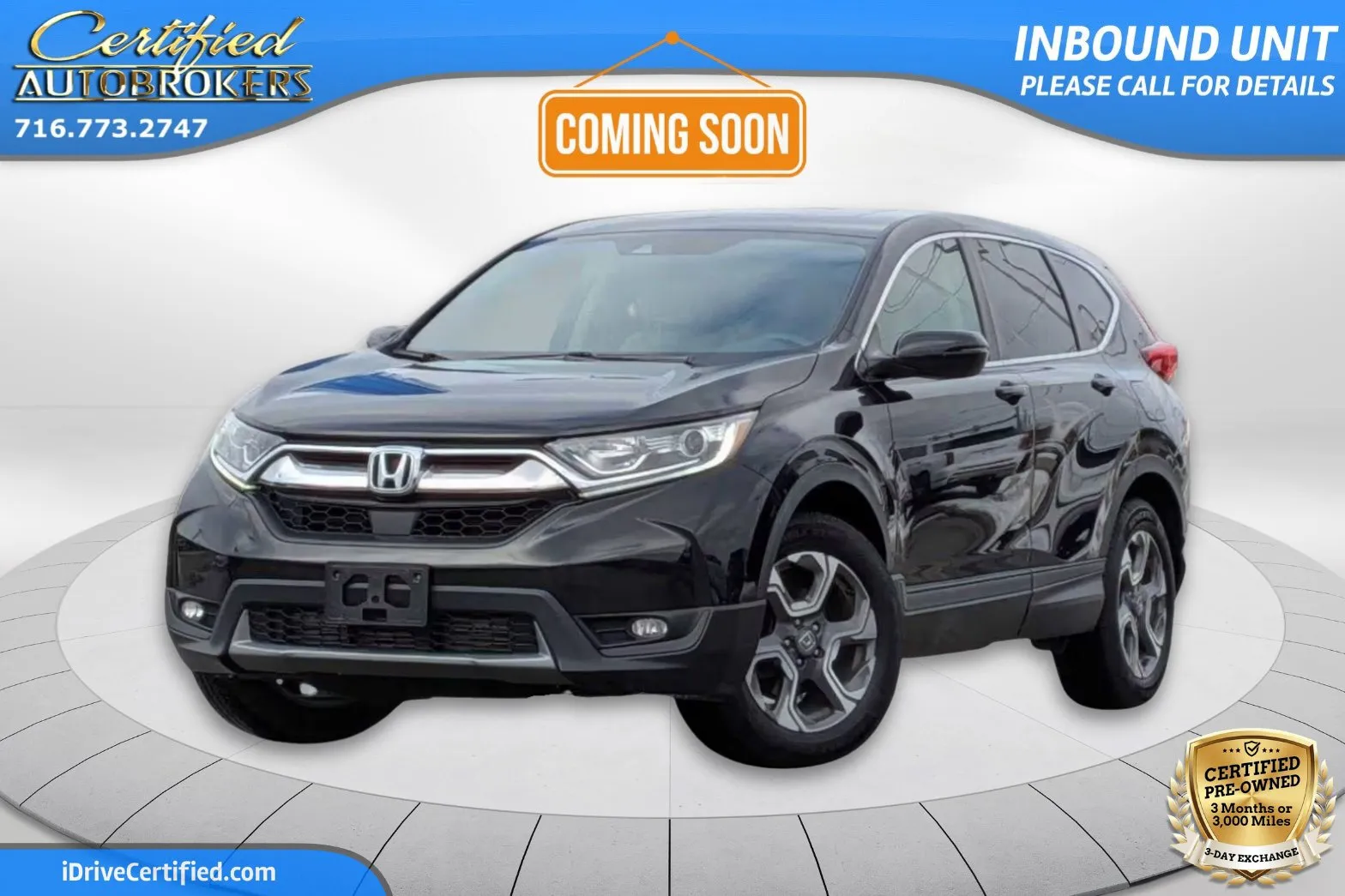 Black 2018 Honda CR-V EX AWD for sale in Grand Island, NY
