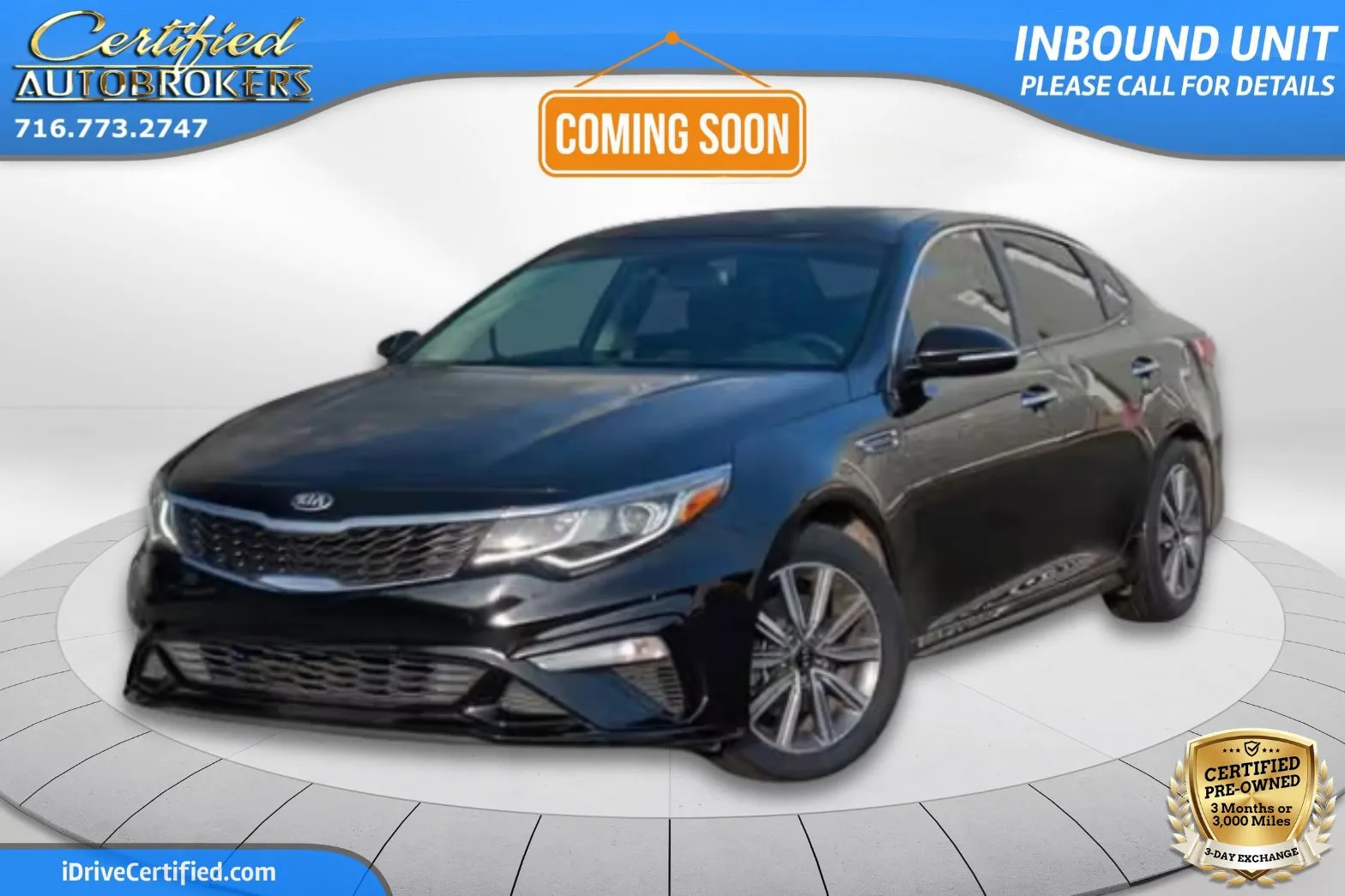 Black 2019 Kia Optima LX for sale in Grand Island, NY