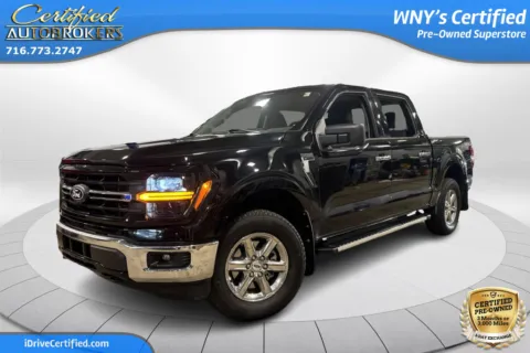 Black 2025 Ford F-150 XLT 4x4 for sale in Grand Island, NY