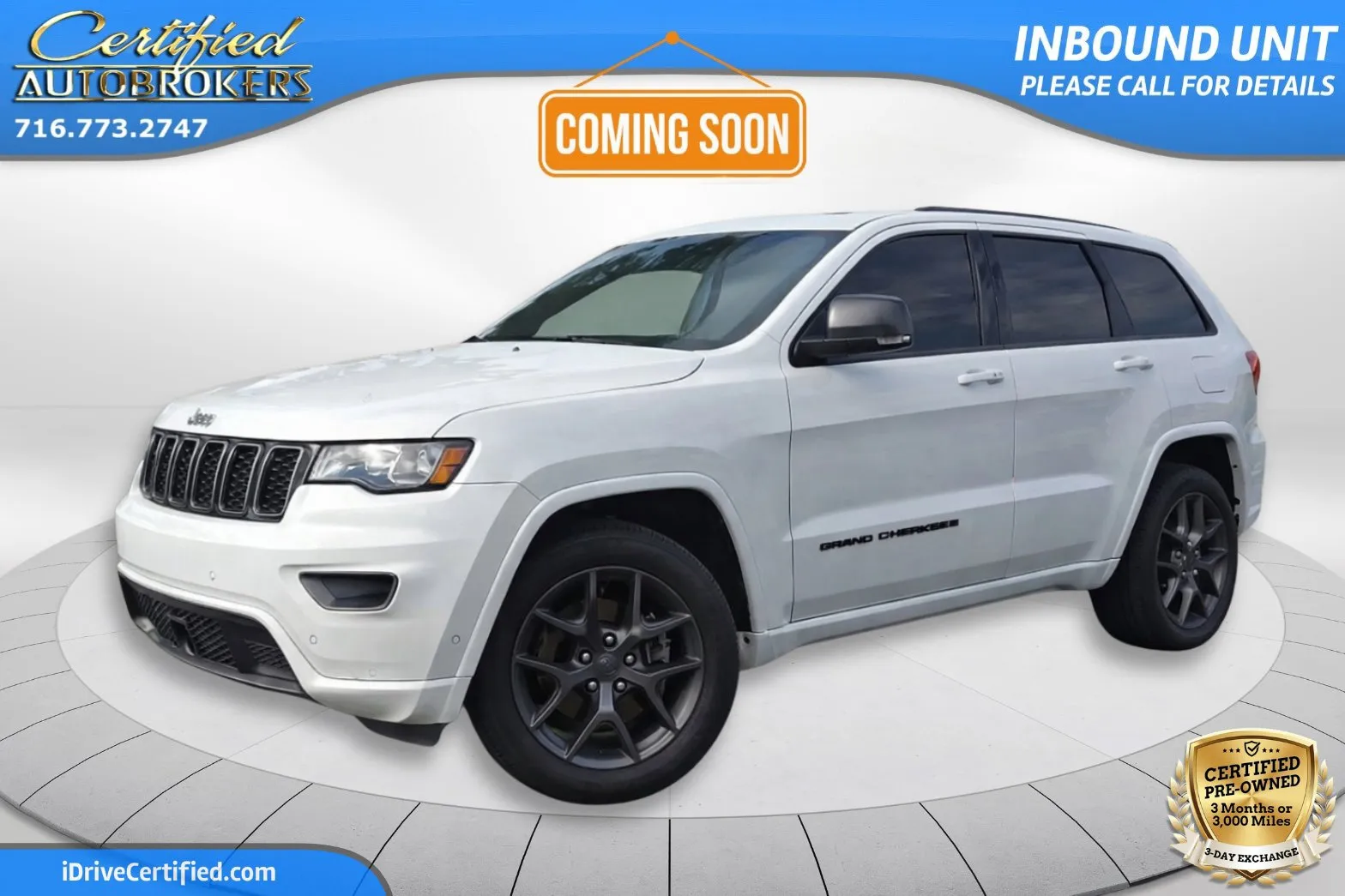 White 2021 Jeep Grand Cherokee 80th Anniversary 4x4 for sale in Grand Island, NY