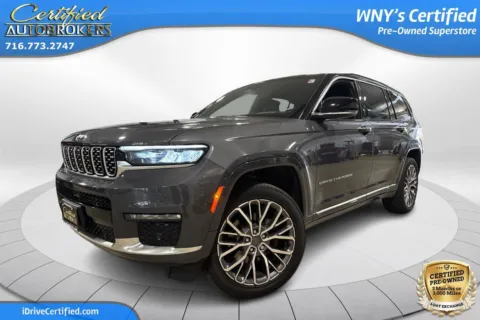 Gray 2023 Jeep Grand Cherokee L Summit Reserve 4x4 for sale in Grand Island, NY