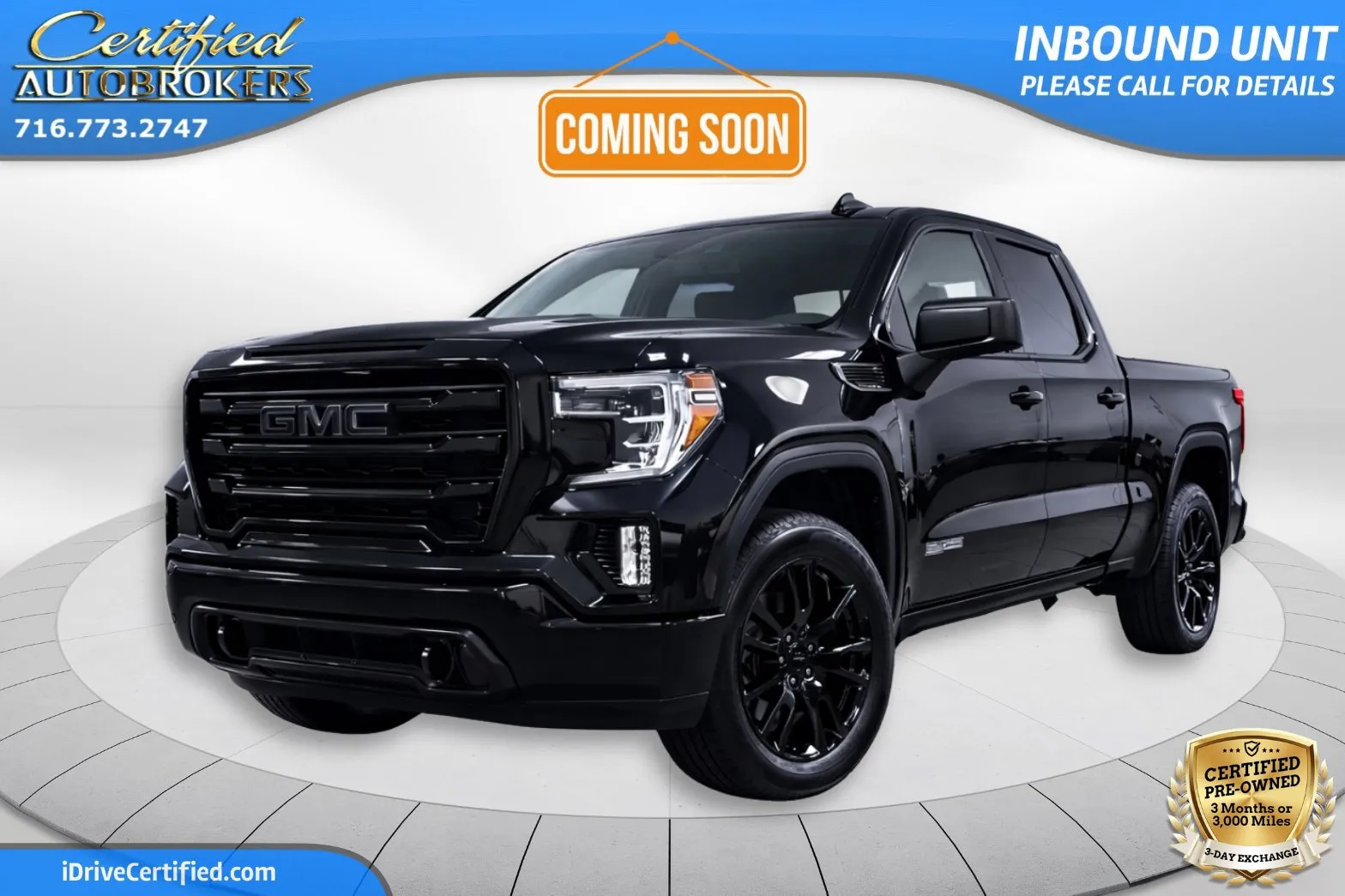 Black 2019 GMC Sierra 1500 Elevation 4x4 for sale in Grand Island, NY