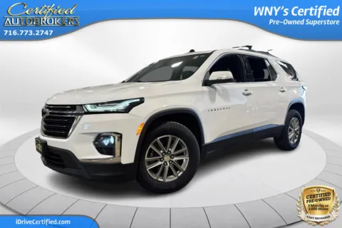 White 2023 Chevrolet Traverse LT Leather AWD for sale in Grand Island, NY
