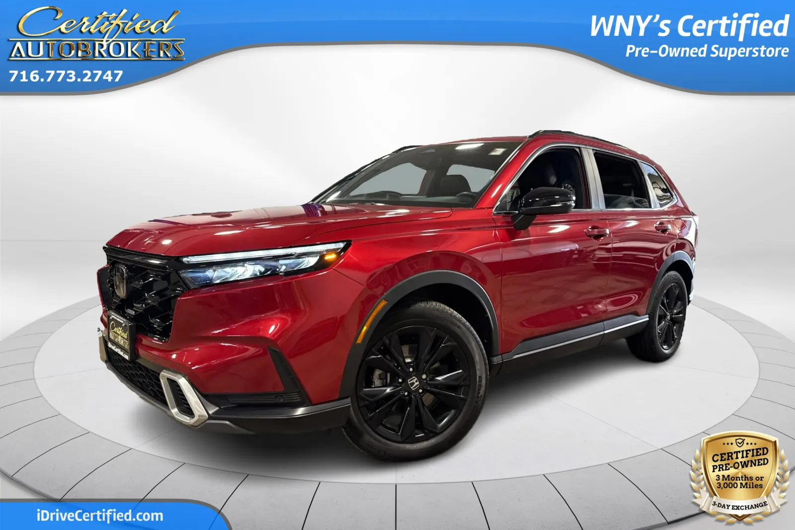 Red 2024 Honda CR-V Hybrid Sport Touring AWD for sale in Grand Island, NY