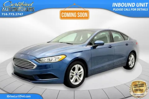 Blue 2018 Ford Fusion SE for sale in Grand Island, NY