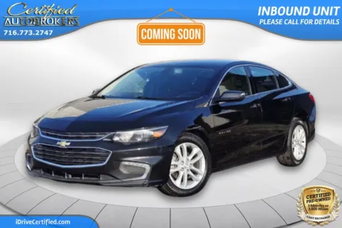 Black 2016 Chevrolet Malibu LT for sale in Grand Island, NY