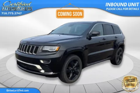 Black 2016 Jeep Grand Cherokee High Altitude 4x4 for sale in Grand Island, NY