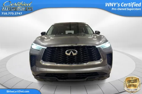 Photos of 2023 INFINITI QX60 LUXE AWD for sale in Grand Island, NY at Certified AutoBrokers