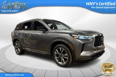 Another view of 2023 INFINITI QX60 LUXE AWD for sale in Grand Island, NY at Certified AutoBrokers
