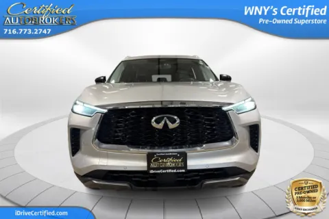 Photos of 2022 INFINITI QX60 LUXE AWD for sale in Grand Island, NY at Certified AutoBrokers