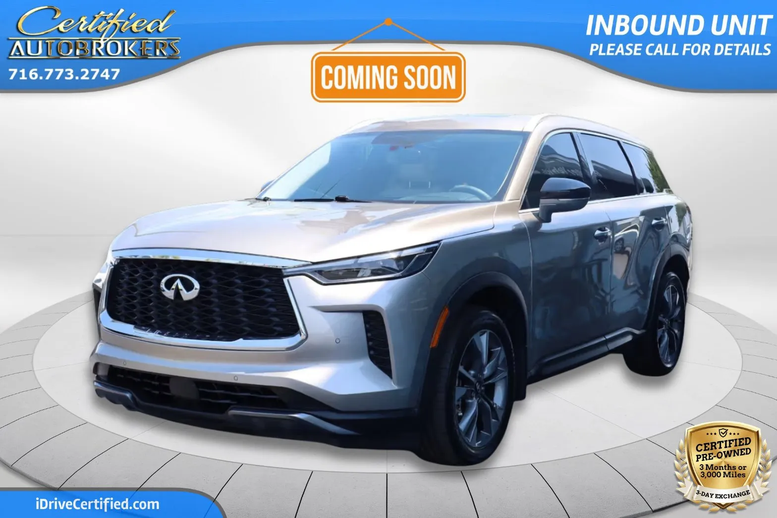 Silver 2022 INFINITI QX60 LUXE AWD for sale in Grand Island, NY