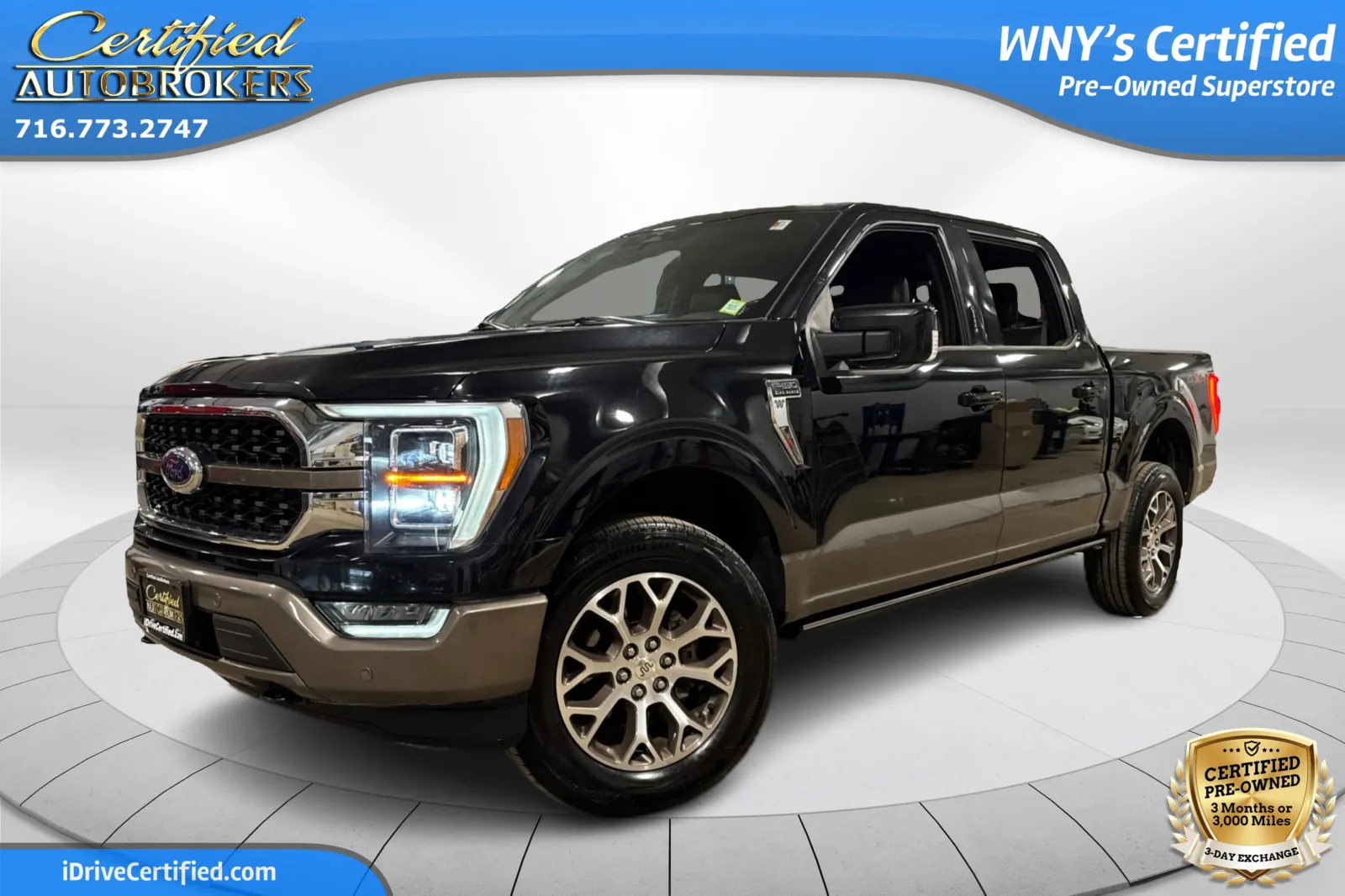 Black 2023 Ford F-150 King Ranch 4x4 for sale in Grand Island, NY