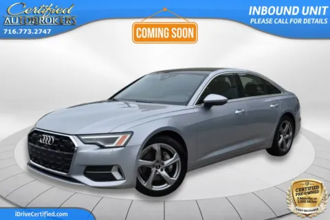 Silver 2024 Audi A6 Sedan Premium Plus AWD for sale in Grand Island, NY