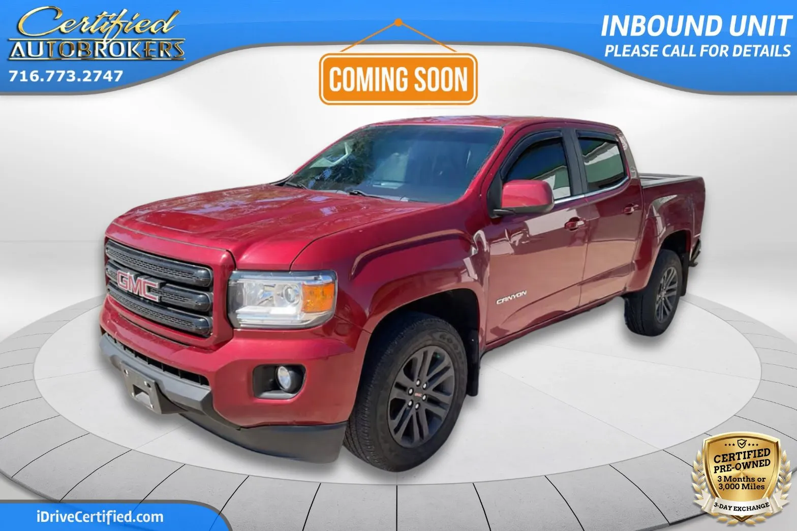 Red 2020 GMC Canyon SLE 4x4 for sale in Grand Island, NY