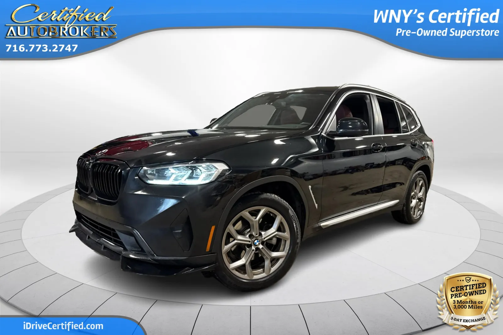 Black 2022 BMW X3 xDrive30i AWD for sale in Grand Island, NY