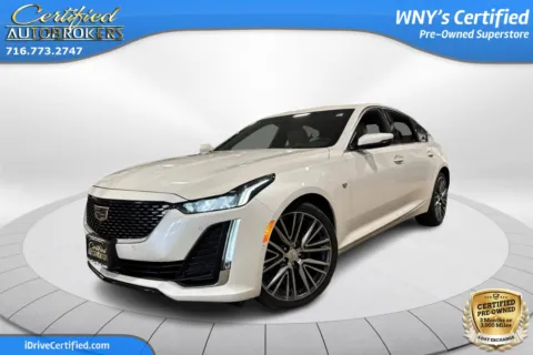 White 2023 Cadillac CT5 Premium Luxury AWD for sale in Grand Island, NY