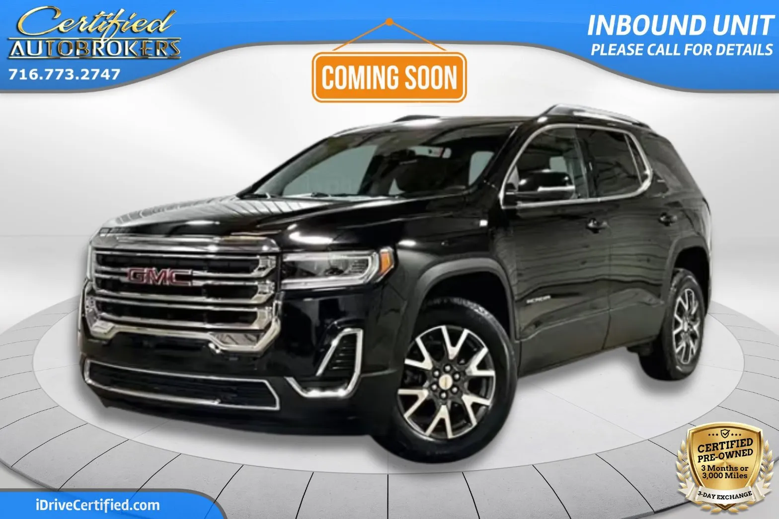 Black 2023 GMC Acadia SLE AWD for sale in Grand Island, NY