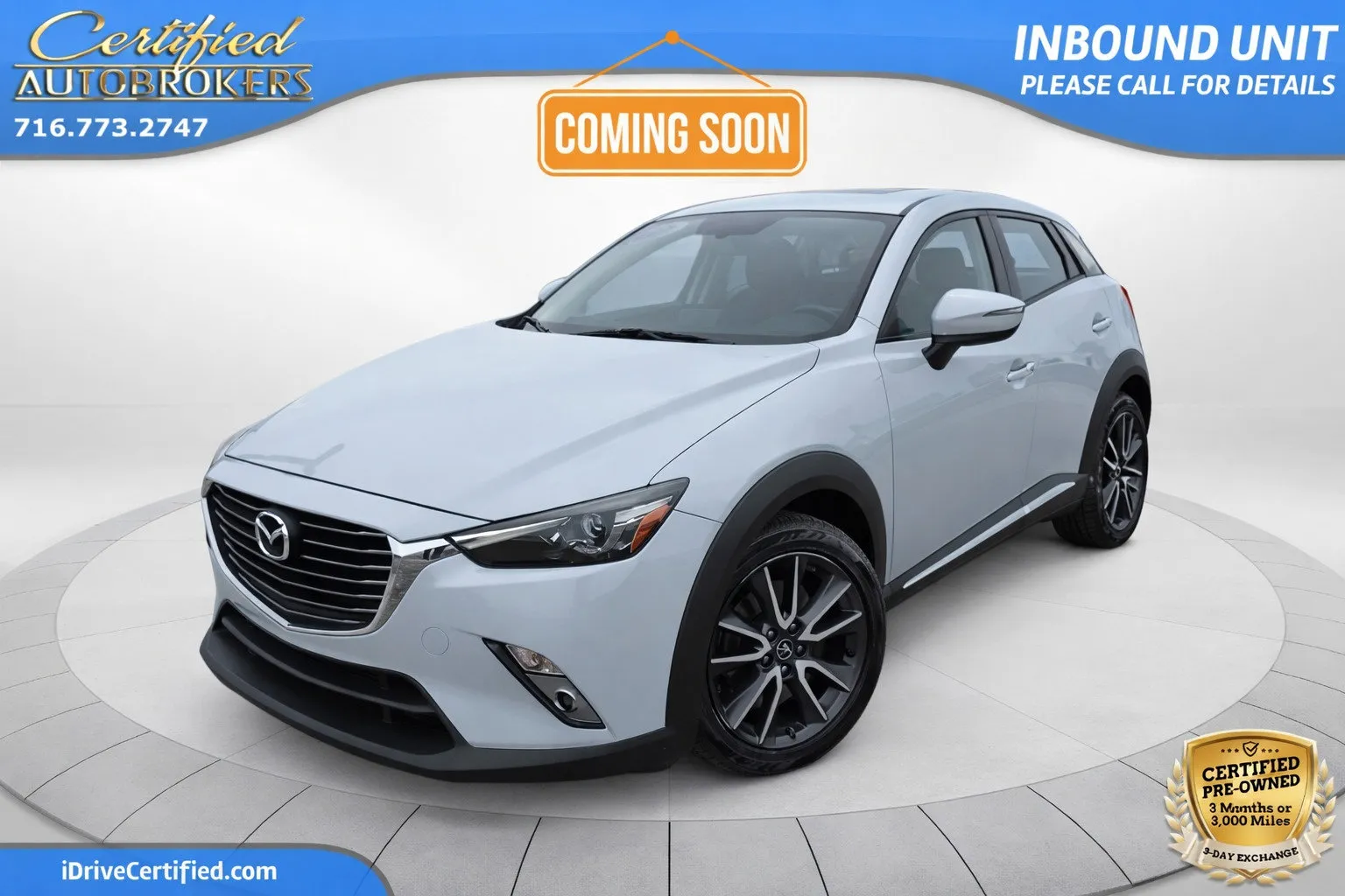 White 2017 Mazda CX-3 Grand Touring AWD for sale in Grand Island, NY