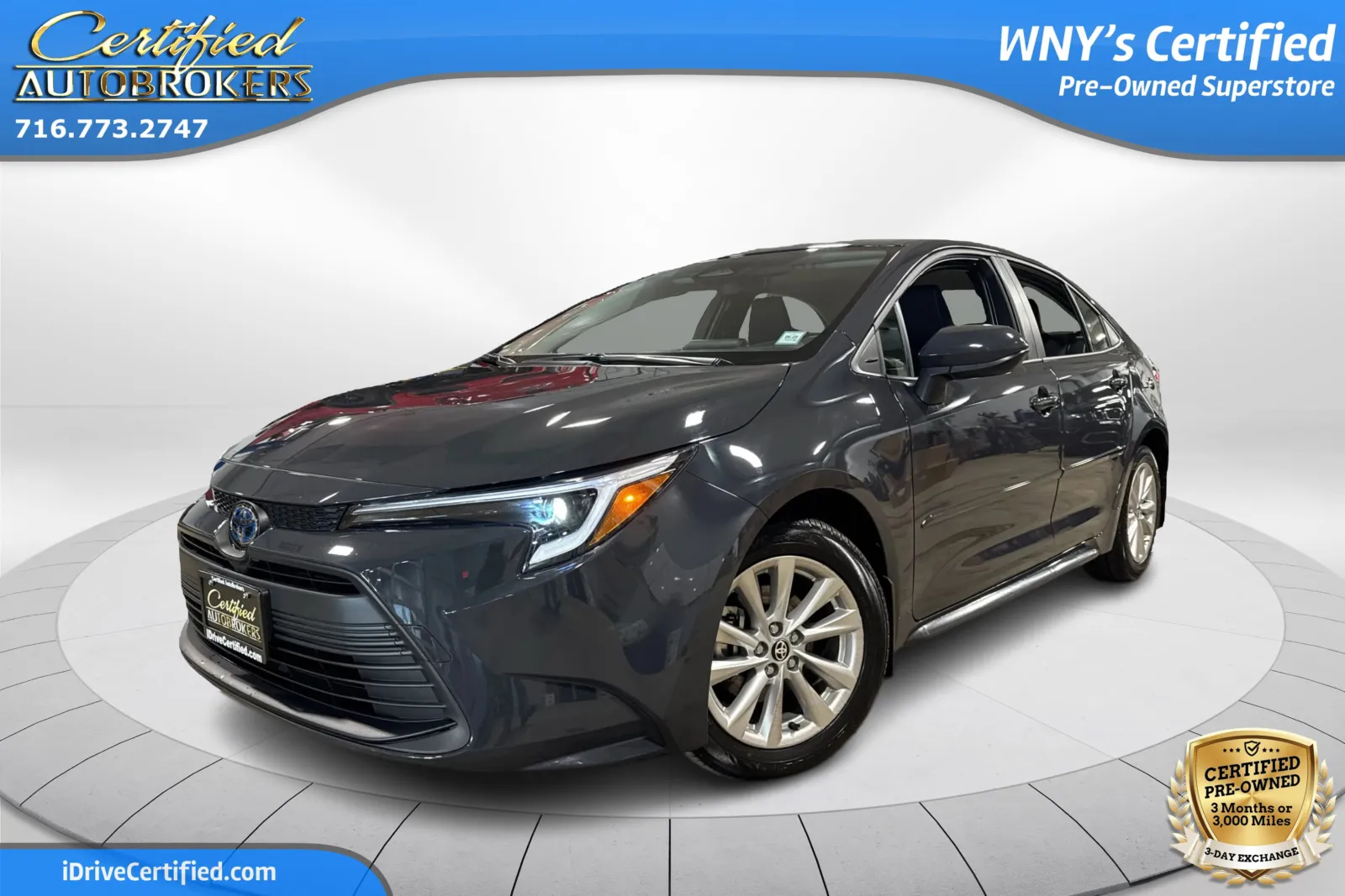 Gray 2025 Toyota Corolla Hybrid LE for sale in Grand Island, NY