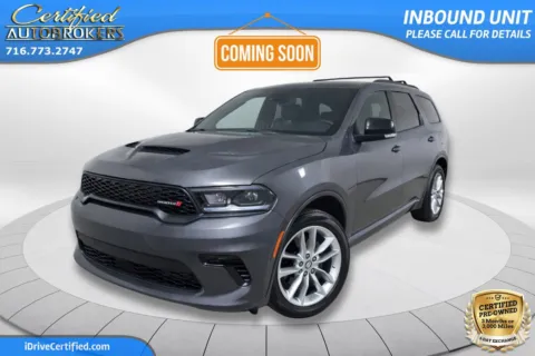 Gray 2025 Dodge Durango R/T Plus AWD for sale in Grand Island, NY
