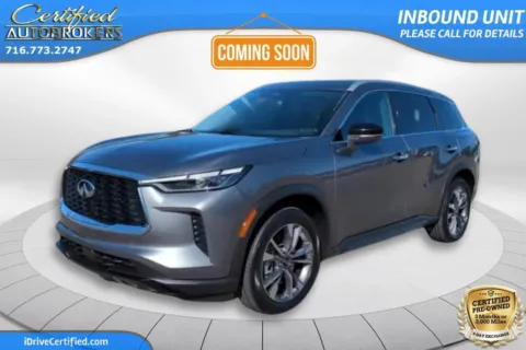 Gray 2023 INFINITI QX60 LUXE AWD for sale in Grand Island, NY