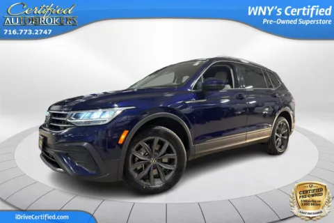 Blue 2023 Volkswagen Tiguan SE for sale in Grand Island, NY