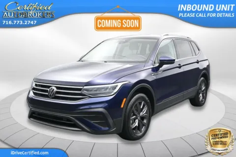 Blue 2023 Volkswagen Tiguan SE for sale in Grand Island, NY